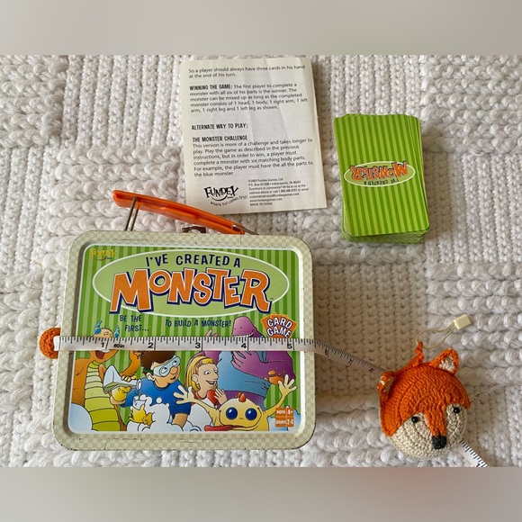 Fundex I’ve Created A Monster Lunchbox Card Game - Picture 5 of 9